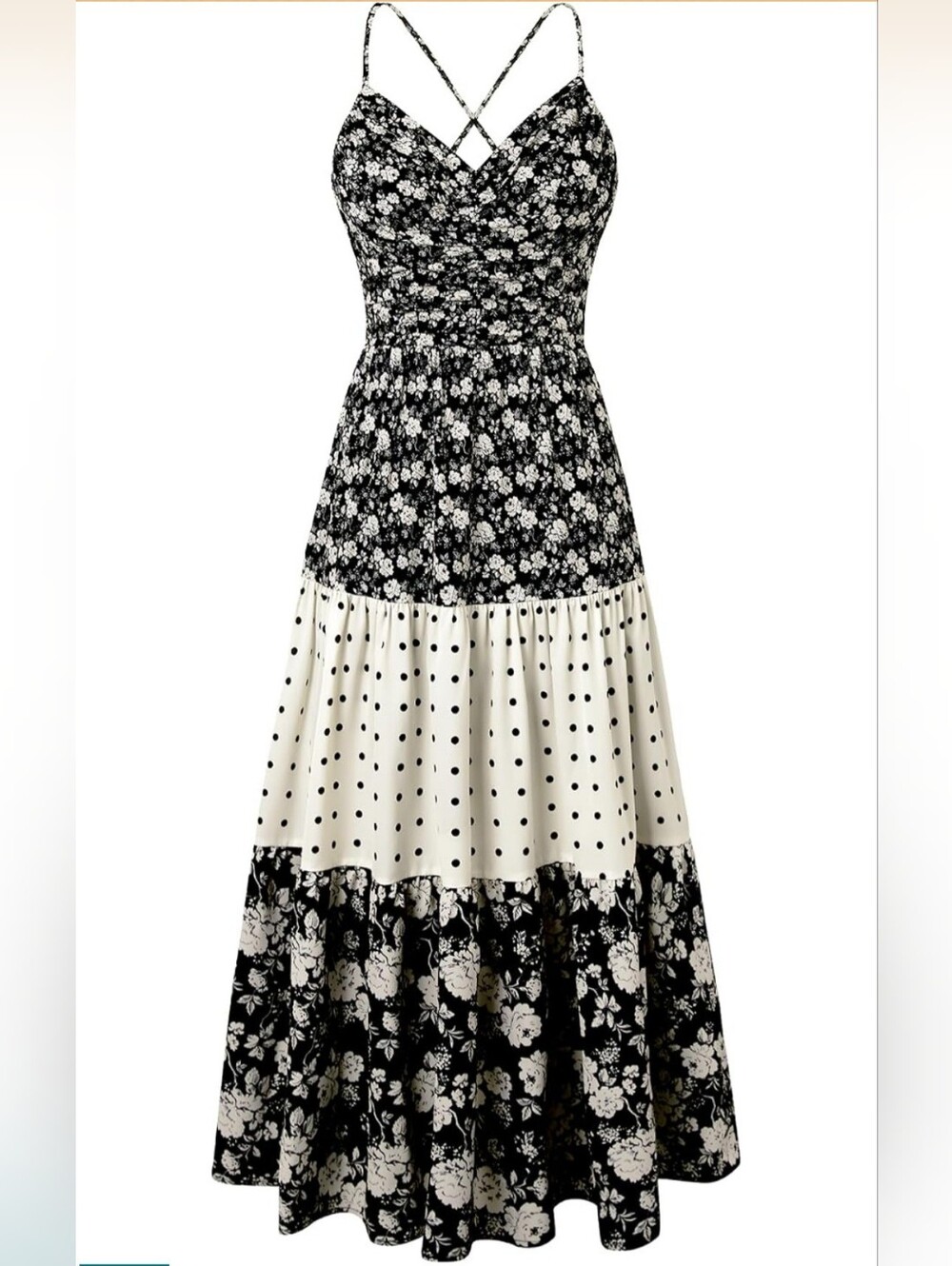 Multi-Pattern Summer Dress